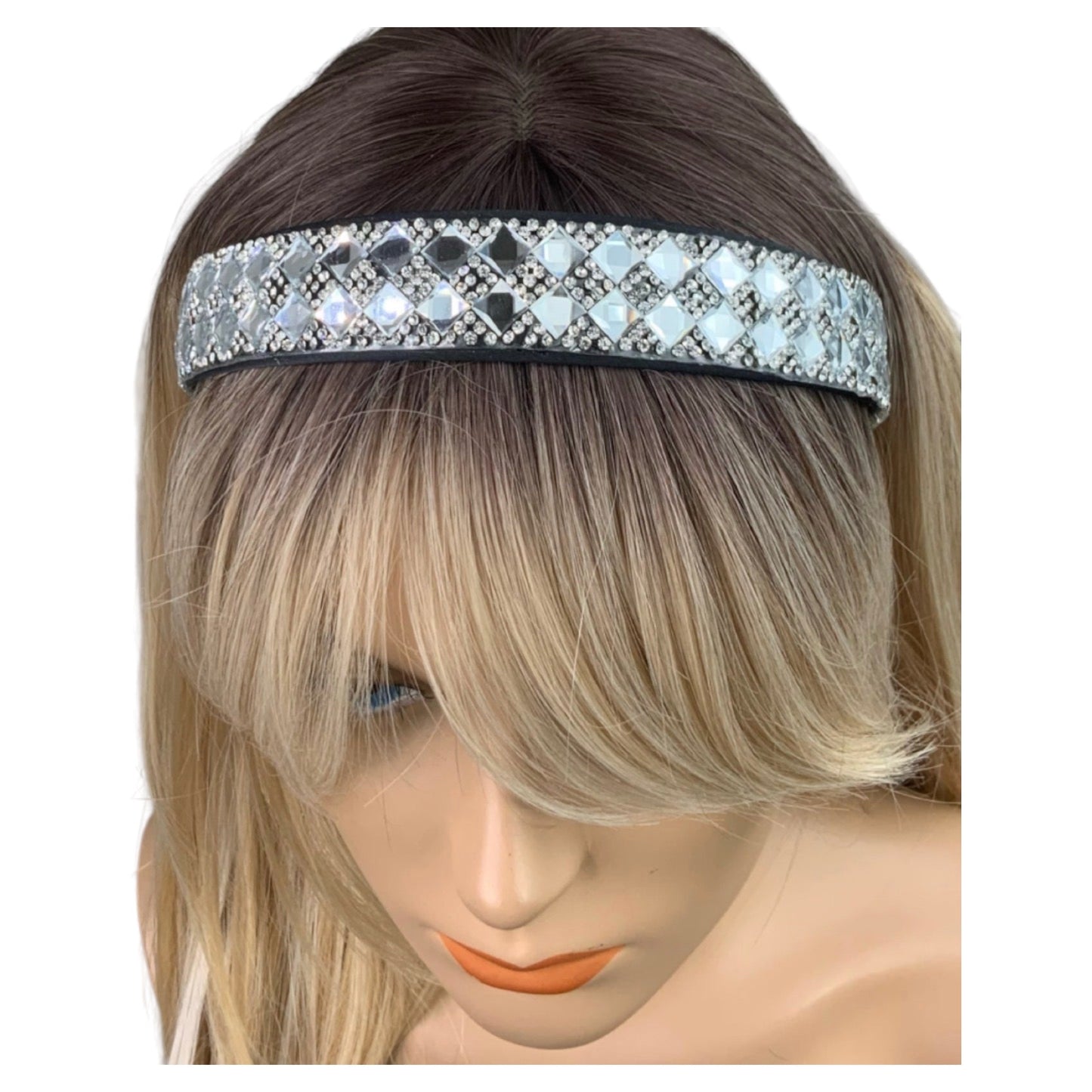 Diamond Mirror Trim Headband