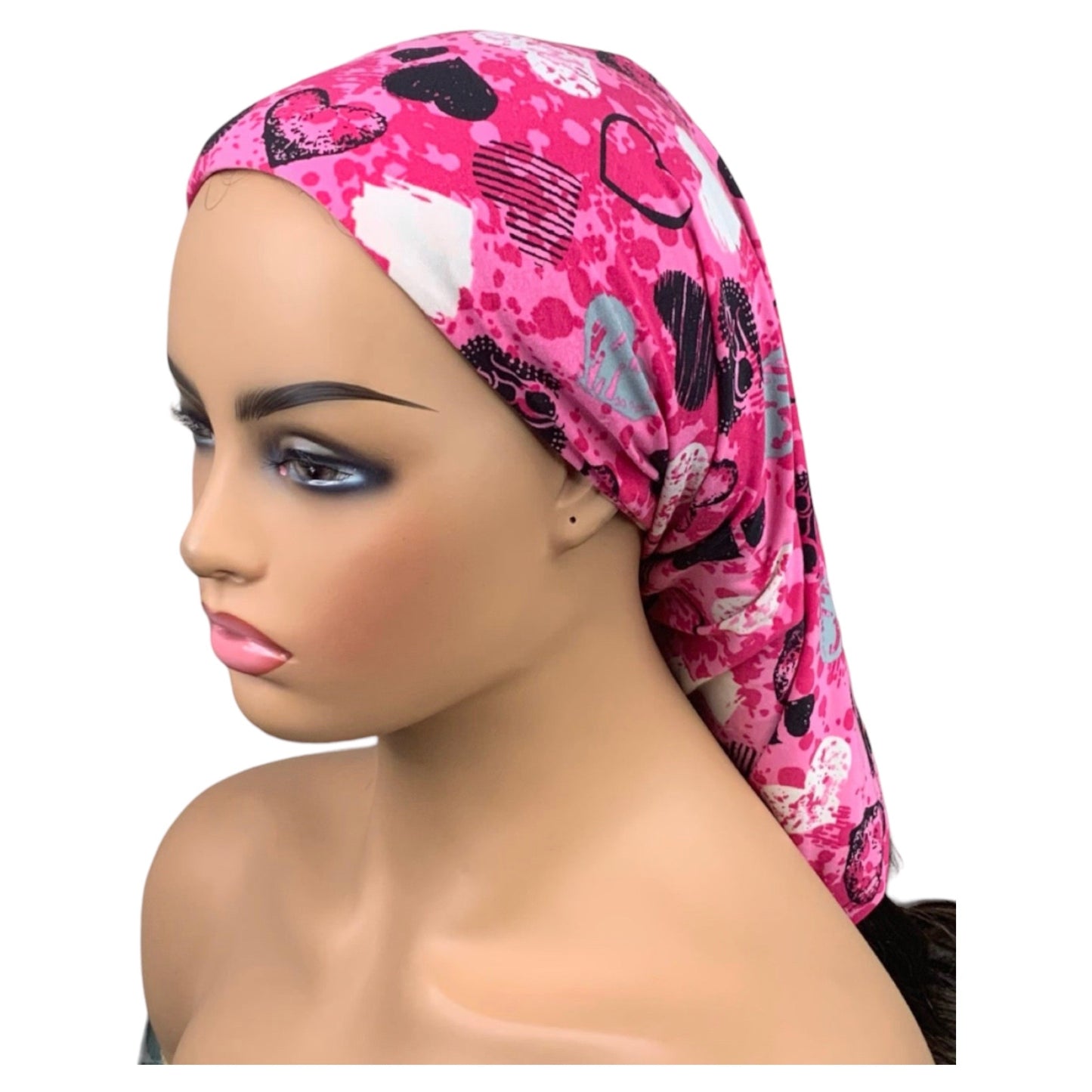 Pink Heart Big Band Hair Bandeau