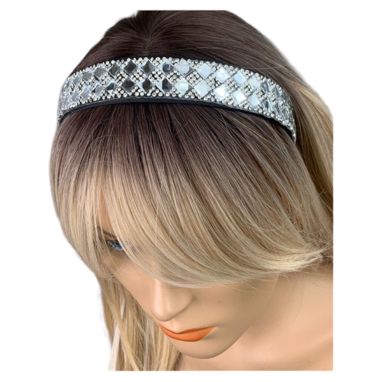 Diamond Mirror Trim Headband